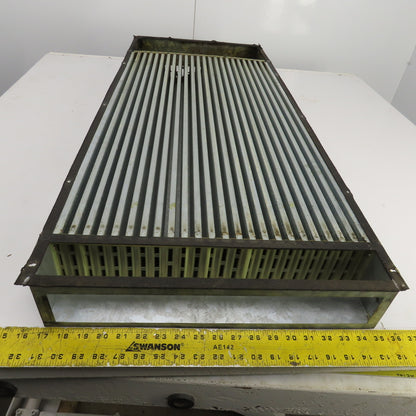 46-3/4" x 19" x 3-1/2"  Aluminum Fin Style Heat Sink For Electrical Cabinet