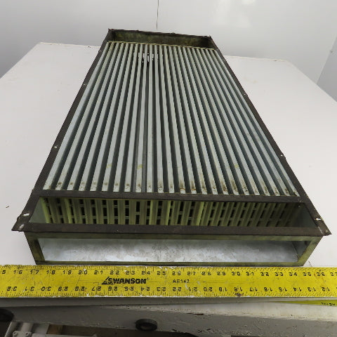 46-3/4" x 19" x 3-1/2"  Aluminum Fin Style Heat Sink For Electrical Cabinet