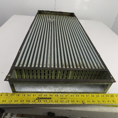 46-3/4" x 19" x 3-1/2"  Aluminum Fin Style Heat Sink For Electrical Cabinet