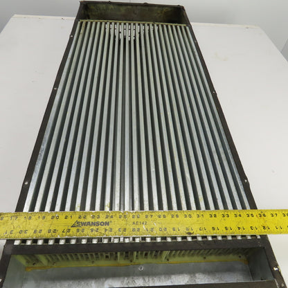 46-3/4" x 19" x 3-1/2"  Aluminum Fin Style Heat Sink For Electrical Cabinet