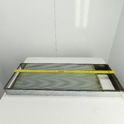 46-3/4" x 19" x 3-1/2"  Aluminum Fin Style Heat Sink For Electrical Cabinet