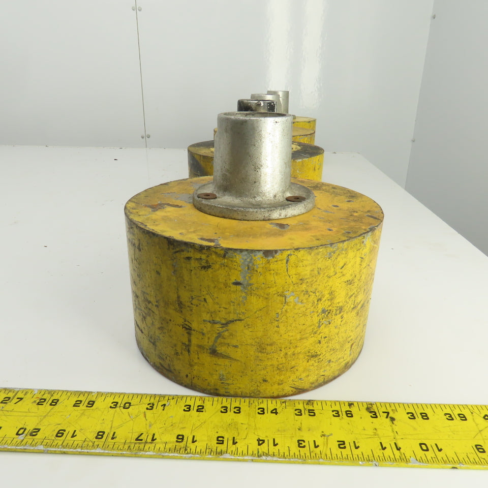 72 LB/Per 8-1/4" OD Round Steel Mounting Base W/1-15/16" Insert Lot Of 4