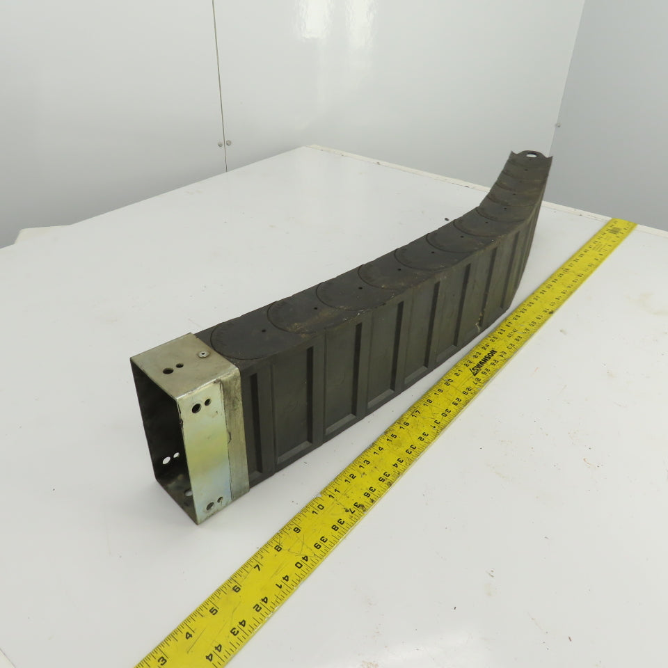 Nylatube 35-1/2" OAL Enclosed Cable Carrier Energy Chain  5-1/8" x 2-1/4" ID