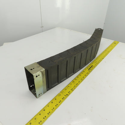 Nylatube 35-1/2" OAL Enclosed Cable Carrier Energy Chain  5-1/8" x 2-1/4" ID