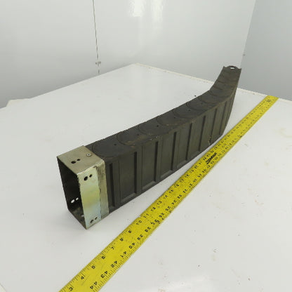 Nylatube 35-1/2" OAL Enclosed Cable Carrier Energy Chain  5-1/8" x 2-1/4" ID
