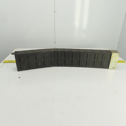 Nylatube 35-1/2" OAL Enclosed Cable Carrier Energy Chain  5-1/8" x 2-1/4" ID