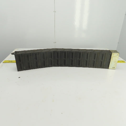 Nylatube 35-1/2" OAL Enclosed Cable Carrier Energy Chain  5-1/8" x 2-1/4" ID