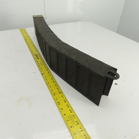 Nylatube 35-1/2" OAL Enclosed Cable Carrier Energy Chain  5-1/8" x 2-1/4" ID