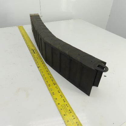 Nylatube 35-1/2" OAL Enclosed Cable Carrier Energy Chain  5-1/8" x 2-1/4" ID
