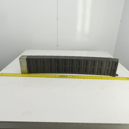Nylatube 35-1/2" OAL Enclosed Cable Carrier Energy Chain  5-1/8" x 2-1/4" ID