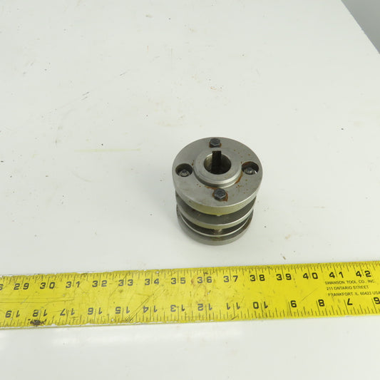 Thomas Warren 101 DBZ 20mm x 24mm Flexible Disc Shaft Coupling 89mm OAL