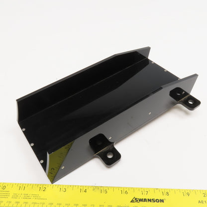 4" x 10-1/4" Long Acrylic Air Float Small Parts Discharge Loading Conveyor Ramp