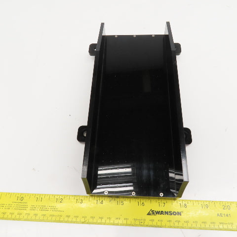 4" x 10-1/4" Long Acrylic Air Float Small Parts Discharge Loading Conveyor Ramp