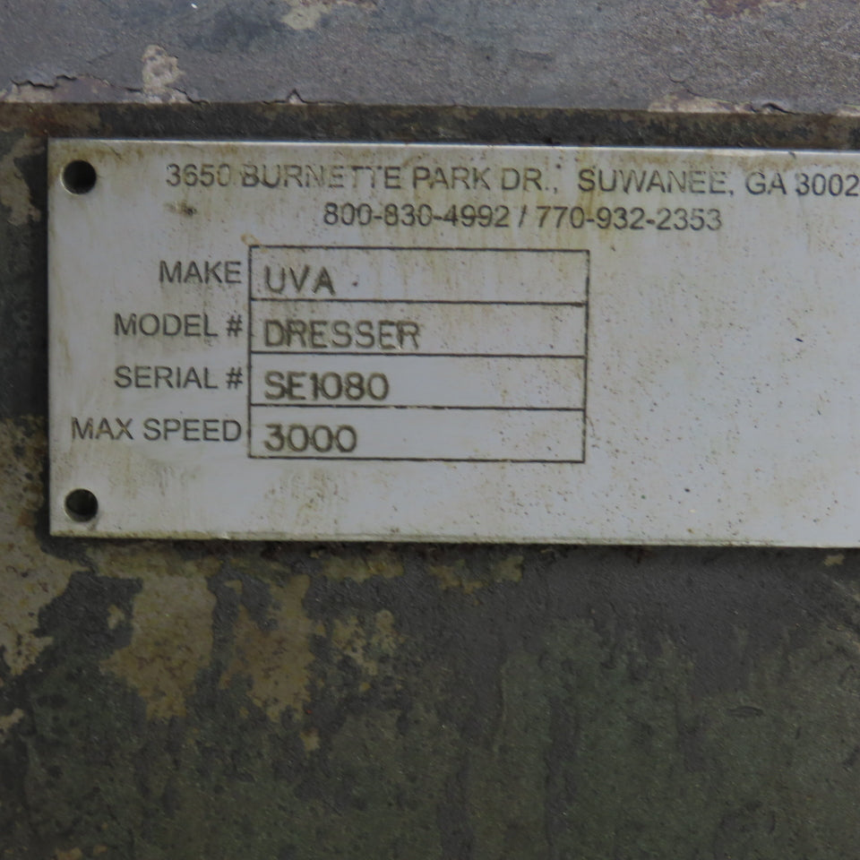 UVA Grinding Wheel Dresser 3000RPM Max From A Uvatonic 10MD 600 Cell