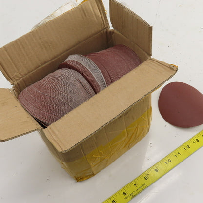 Orange Connex 5"/125mm OD Sandpaper Pads Grit Grade P320 Lot Of 300