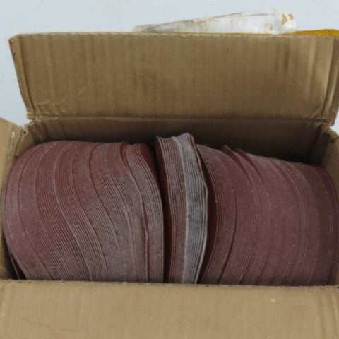 Orange Connex 5"/125mm OD Sandpaper Pads Grit Grade P320 Lot Of 300