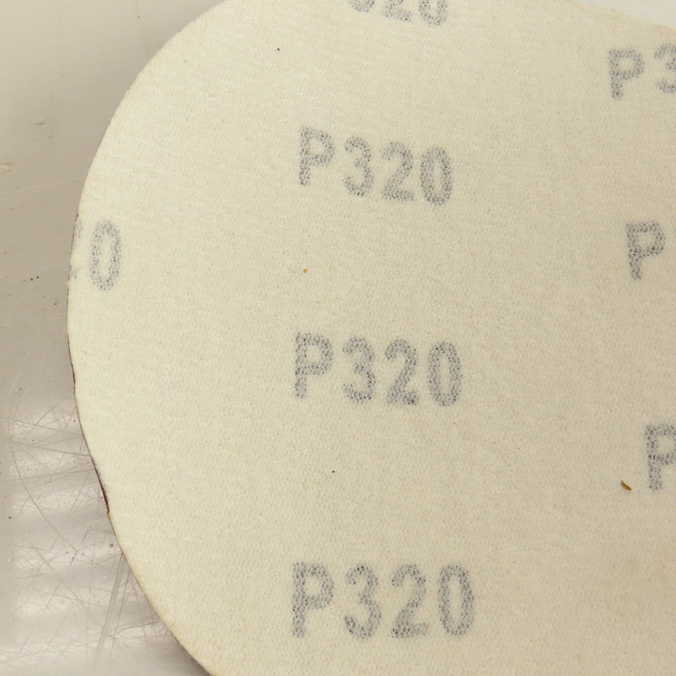 Orange Connex 5"/125mm OD Sandpaper Pads Grit Grade P320 Lot Of 300