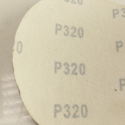 Orange Connex 5"/125mm OD Sandpaper Pads Grit Grade P320 Lot Of 300