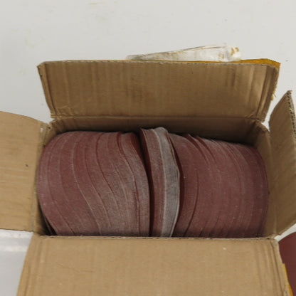 Orange Connex 5"/125mm OD Sandpaper Pads Grit Grade P320 Lot Of 300