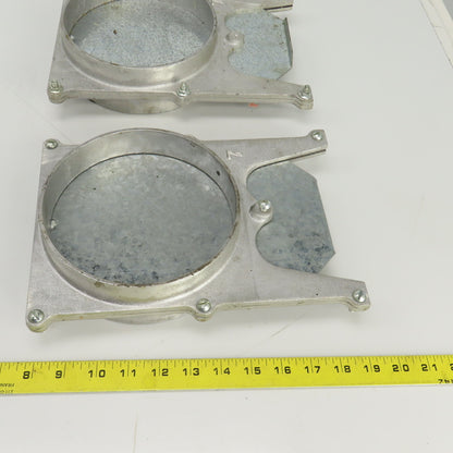 6-1/4" ID Manual Blastgate Valve 6-3/4" OD 11"OAL Lot Of 2