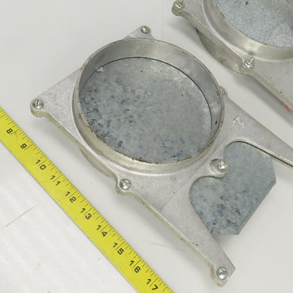 6-1/4" ID Manual Blastgate Valve 6-3/4" OD 11"OAL Lot Of 2