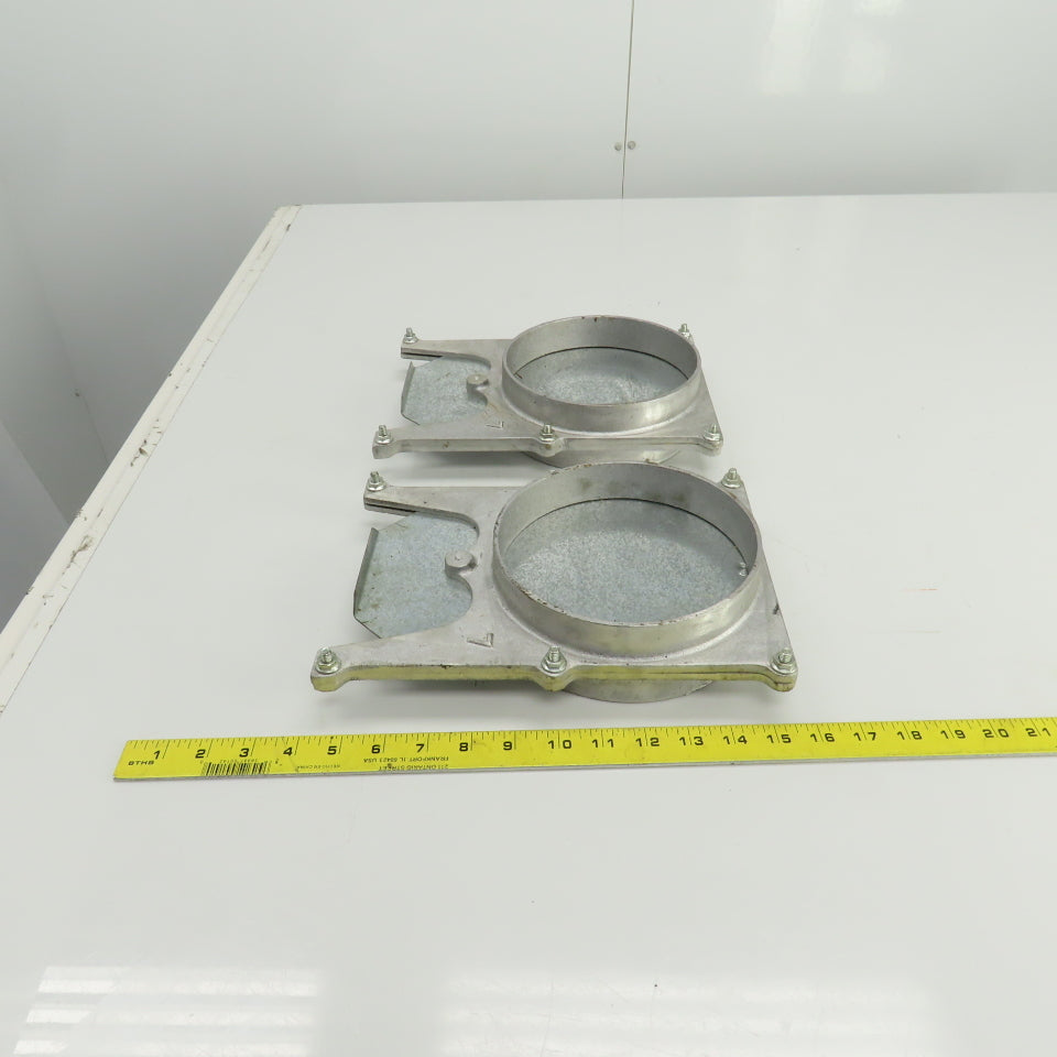 6-1/4" ID Manual Blastgate Valve 6-3/4" OD 11"OAL Lot Of 2