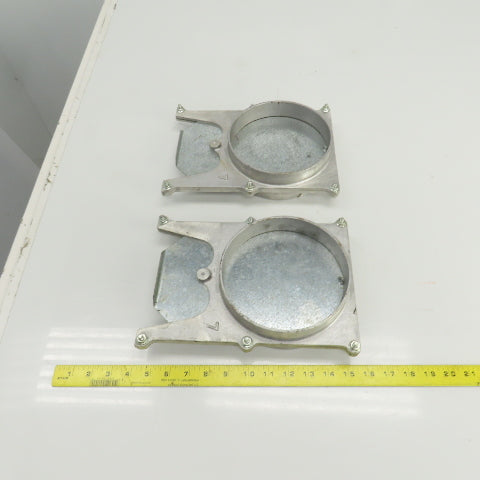6-1/4" ID Manual Blastgate Valve 6-3/4" OD 11"OAL Lot Of 2