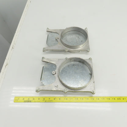 6-1/4" ID Manual Blastgate Valve 6-3/4" OD 11"OAL Lot Of 2