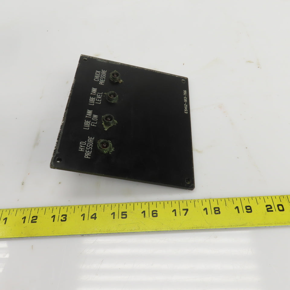 Okuma E5412-183-766 HYD./Lube Pressure Monitor Alert Board From A Model LU 15