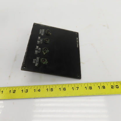 Okuma E5412-183-766 HYD./Lube Pressure Monitor Alert Board From A Model LU 15