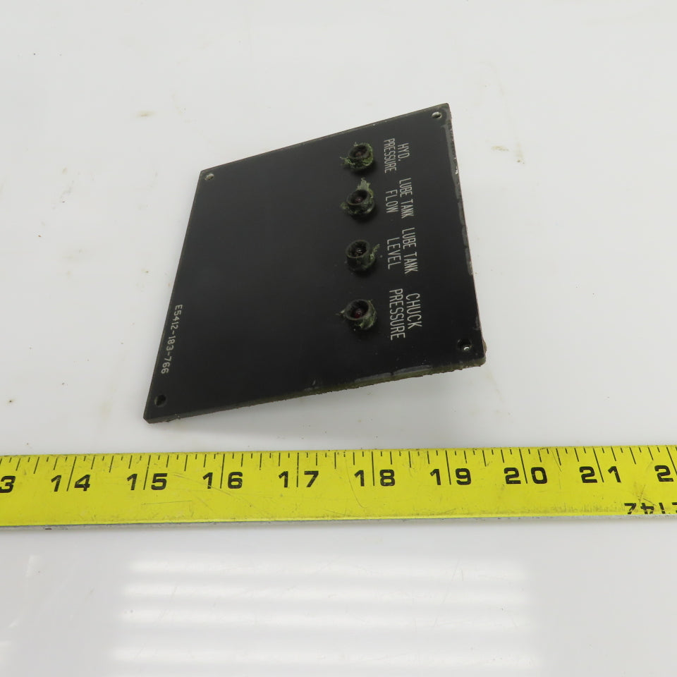 Okuma E5412-183-766 HYD./Lube Pressure Monitor Alert Board From A Model LU 15