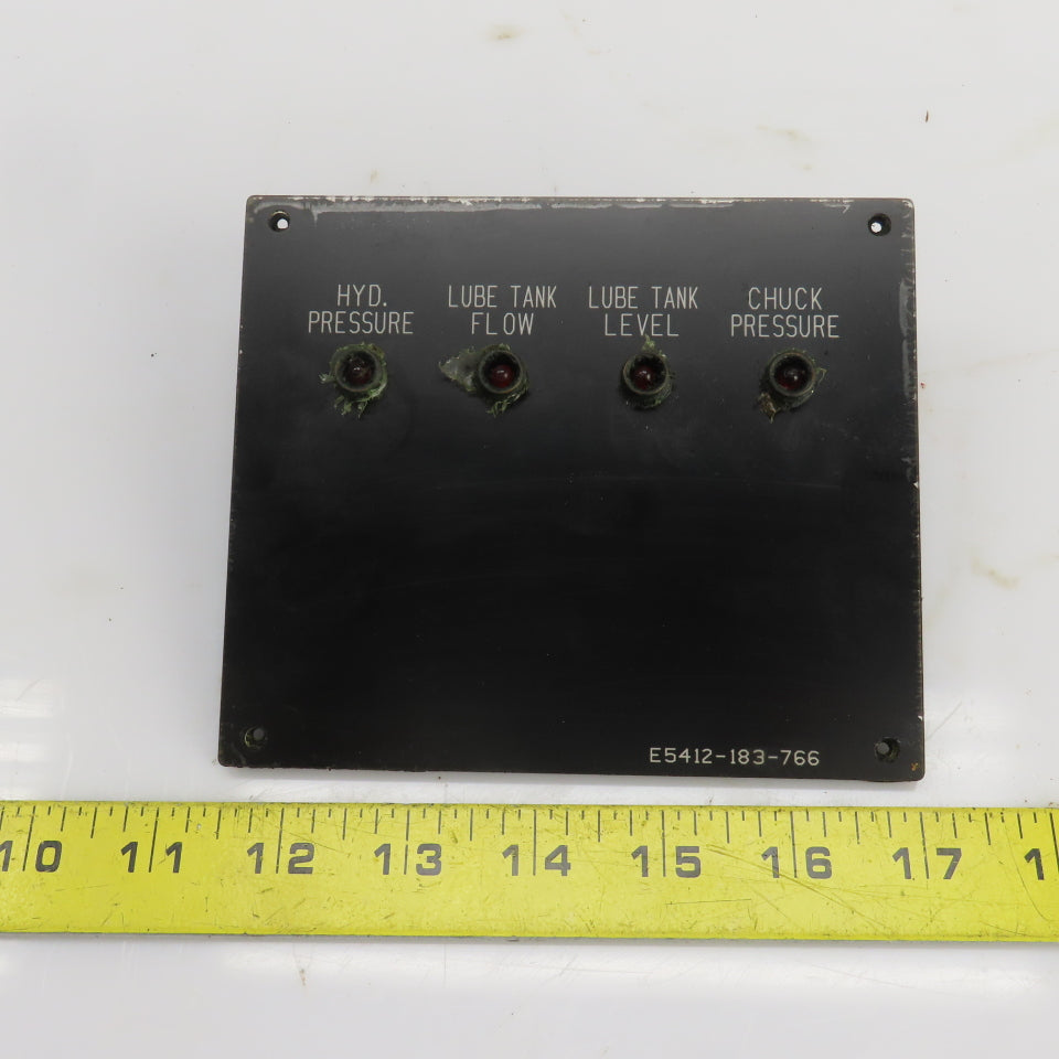 Okuma E5412-183-766 HYD./Lube Pressure Monitor Alert Board From A Model LU 15