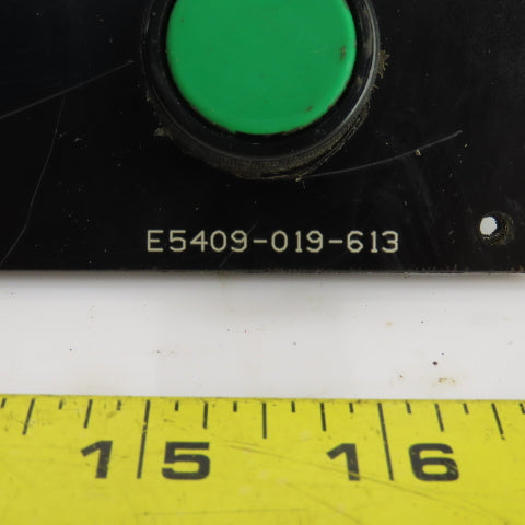 Okuma E5409-019-613 LU15 CNC Lathe Front Door Open/Close Operator Panel