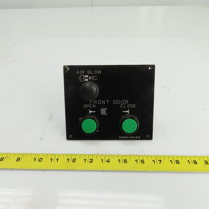 Okuma E5409-019-613 LU15 CNC Lathe Front Door Open/Close Operator Panel