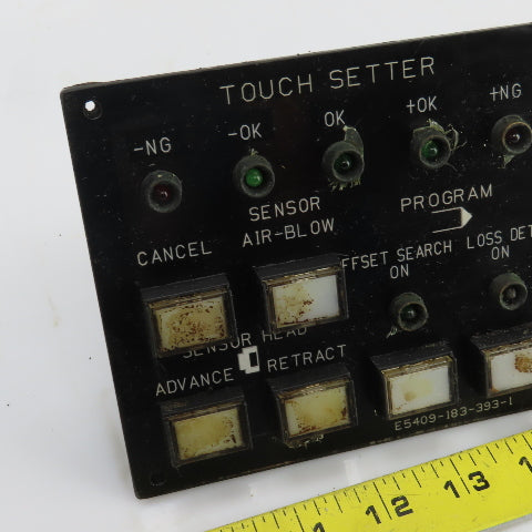 Okuma E5409-183-393-1 LU15 CNC Lathe Manual Touch Setter Control Panel