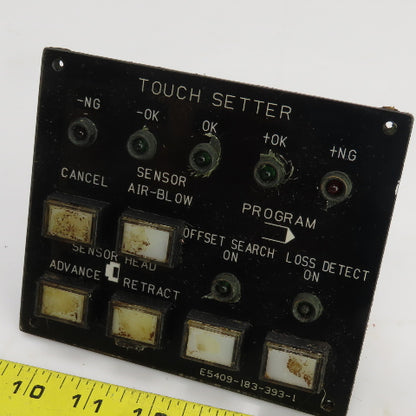 Okuma E5409-183-393-1 LU15 CNC Lathe Manual Touch Setter Control Panel