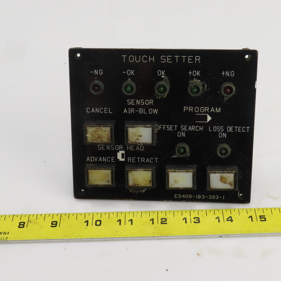 Okuma E5409-183-393-1 LU15 CNC Lathe Manual Touch Setter Control Panel
