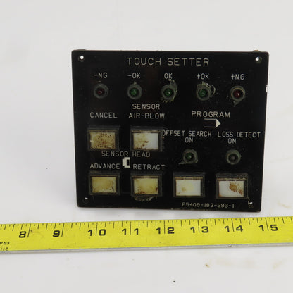 Okuma E5409-183-393-1 LU15 CNC Lathe Manual Touch Setter Control Panel
