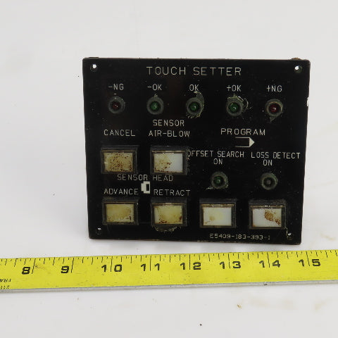 Okuma E5409-183-393-1 LU15 CNC Lathe Manual Touch Setter Control Panel