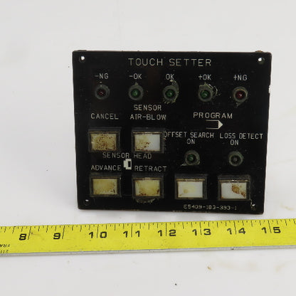 Okuma E5409-183-393-1 LU15 CNC Lathe Manual Touch Setter Control Panel