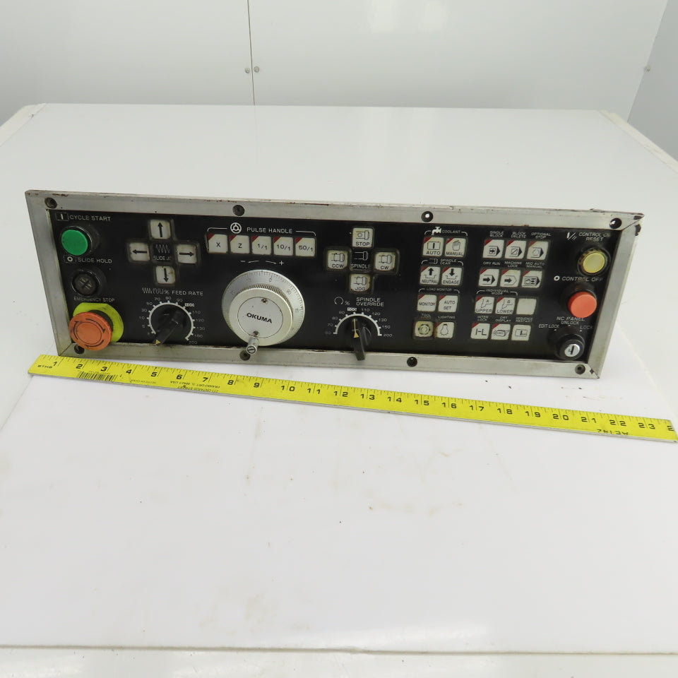 Okuma 1099-0002-40-40 LU15 CNC Lathe Machine Operator Manual Control Panel