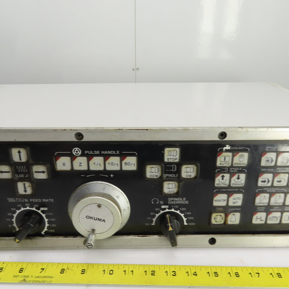 Okuma 1099-0002-40-40 LU15 CNC Lathe Machine Operator Manual Control Panel