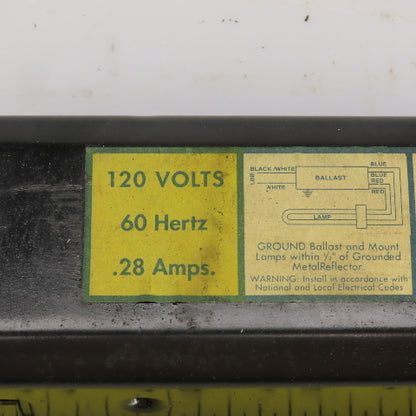 Advance Transformer R-1BP27-TP Advance Ballast 120V 60HZ 0.28A Class P Type 1