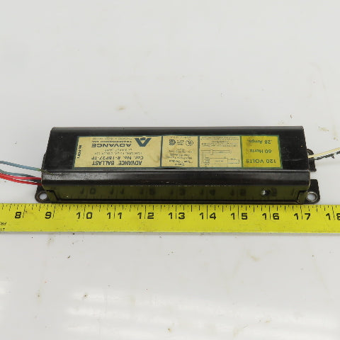 Advance Transformer R-1BP27-TP Advance Ballast 120V 60HZ 0.28A Class P Type 1
