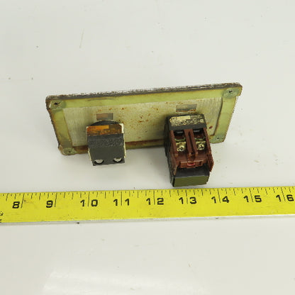 Okuma E5413-183-010 Control Box Door Interlock Keyed Switch & Indicator