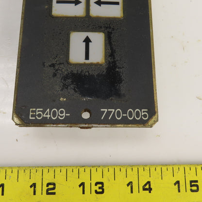 Okuma E5409-770-005 Manual Touch Setter Control Panel W/Sensor Contact