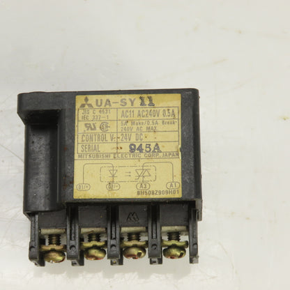 Mitsubishi UA-SY11 DC Interface Module 24VDC5A Make/0.5A Break 240VAC Max