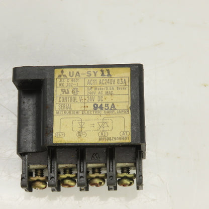 Mitsubishi UA-SY11 DC Interface Module 24VDC5A Make/0.5A Break 240VAC Max