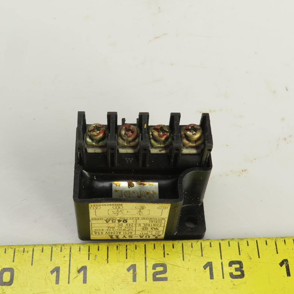 Mitsubishi UA-SY11 DC Interface Module 24VDC5A Make/0.5A Break 240VAC Max