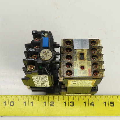 Mitsubishi SD-M11 24VDC Contactor W/TH-K12AB Thermal Overload Relay 1-1.6A